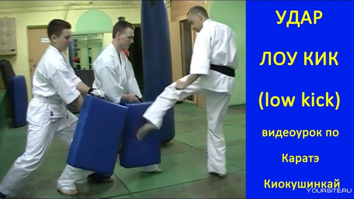 Лоу КИК В каратэ киокушинкай