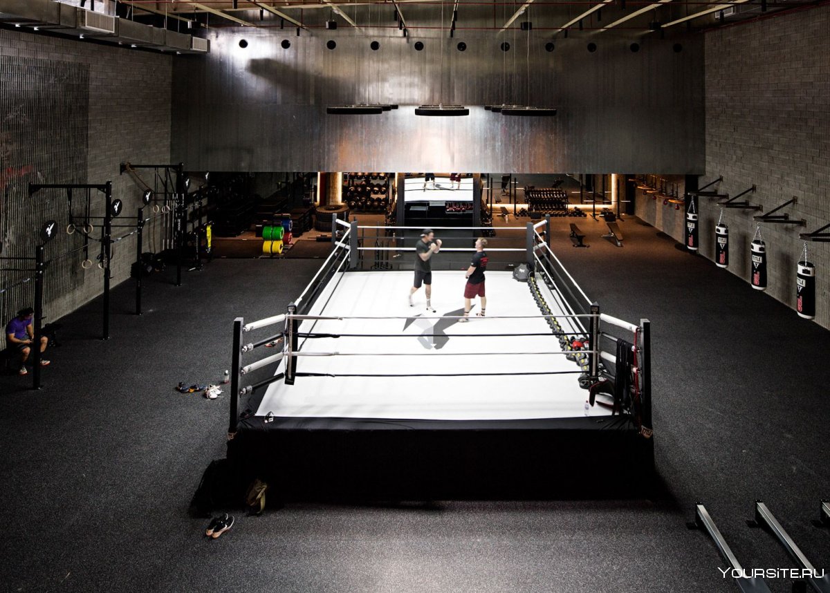 Боксерский зал в стиле лофт