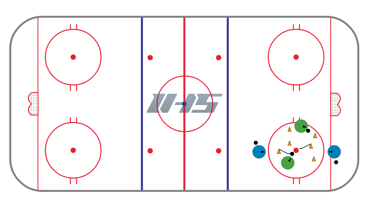 Схема хоккейной площадки на а4