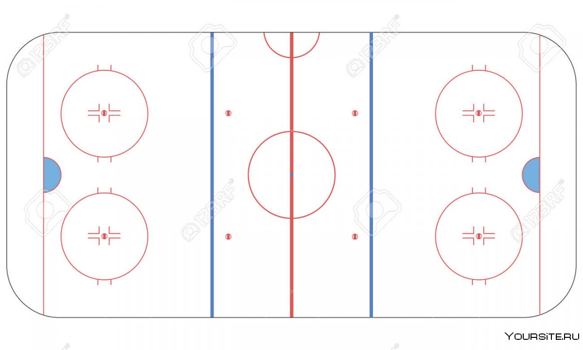 Хоккейная разметка разметка вектор