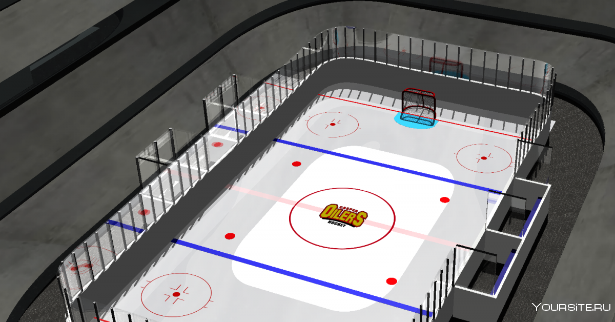 Площадка для хоккея 35х17