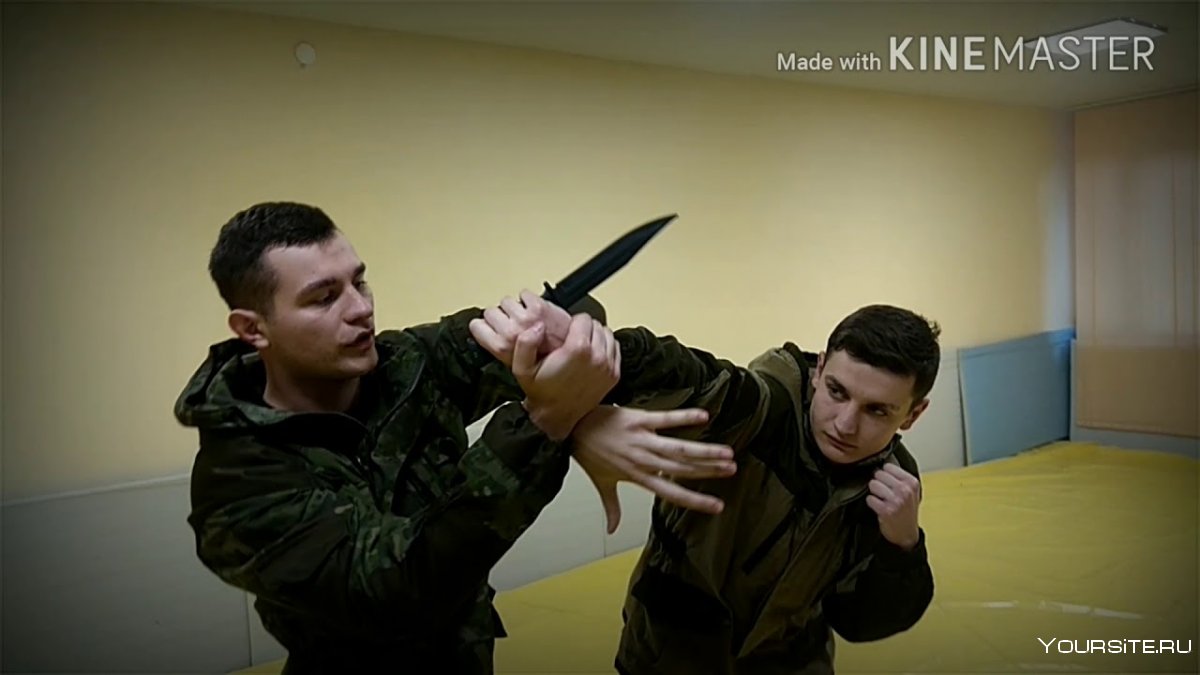 Защита от ножа рукопашный бой