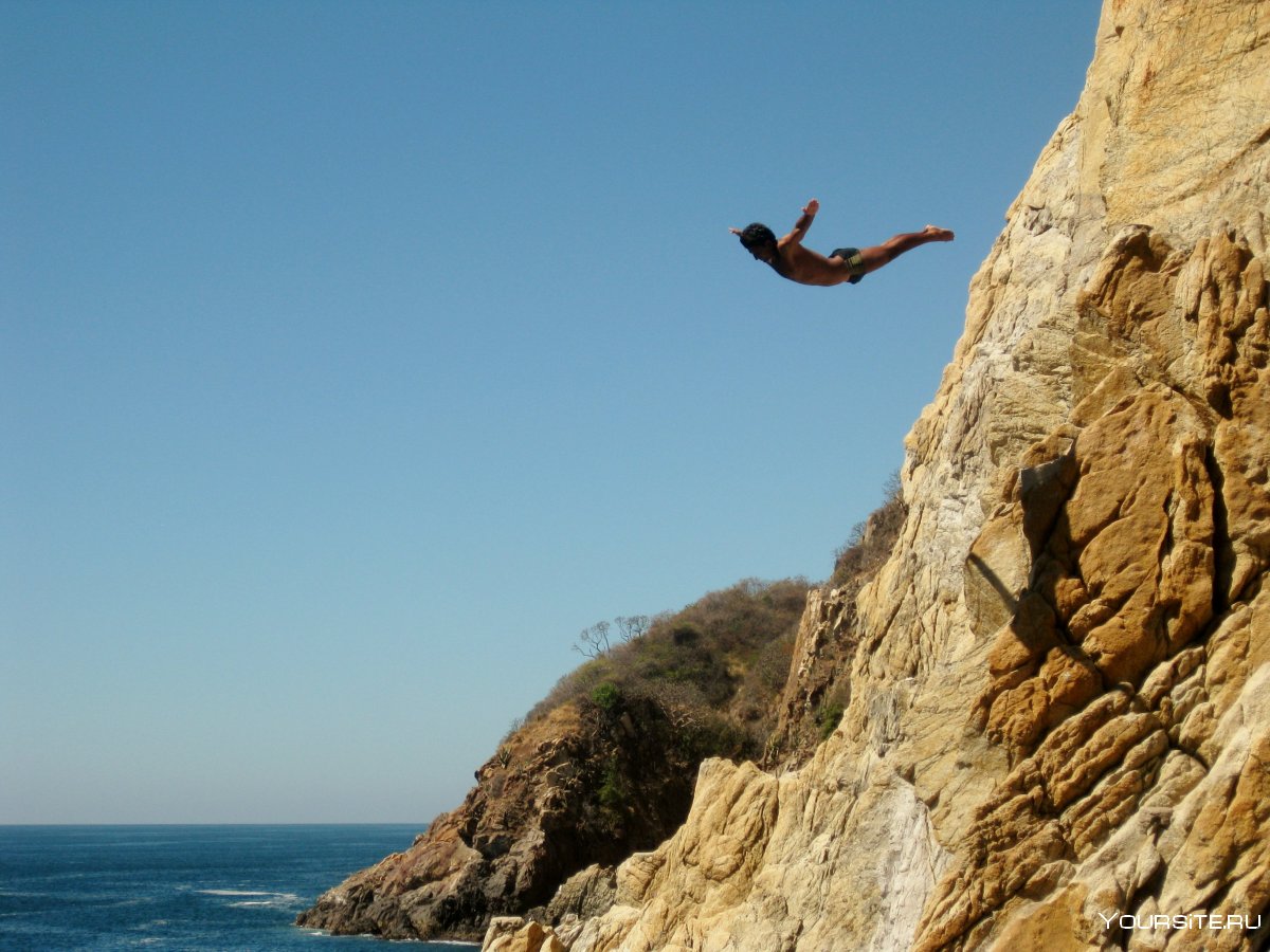 Акапулько прыжки со скалы