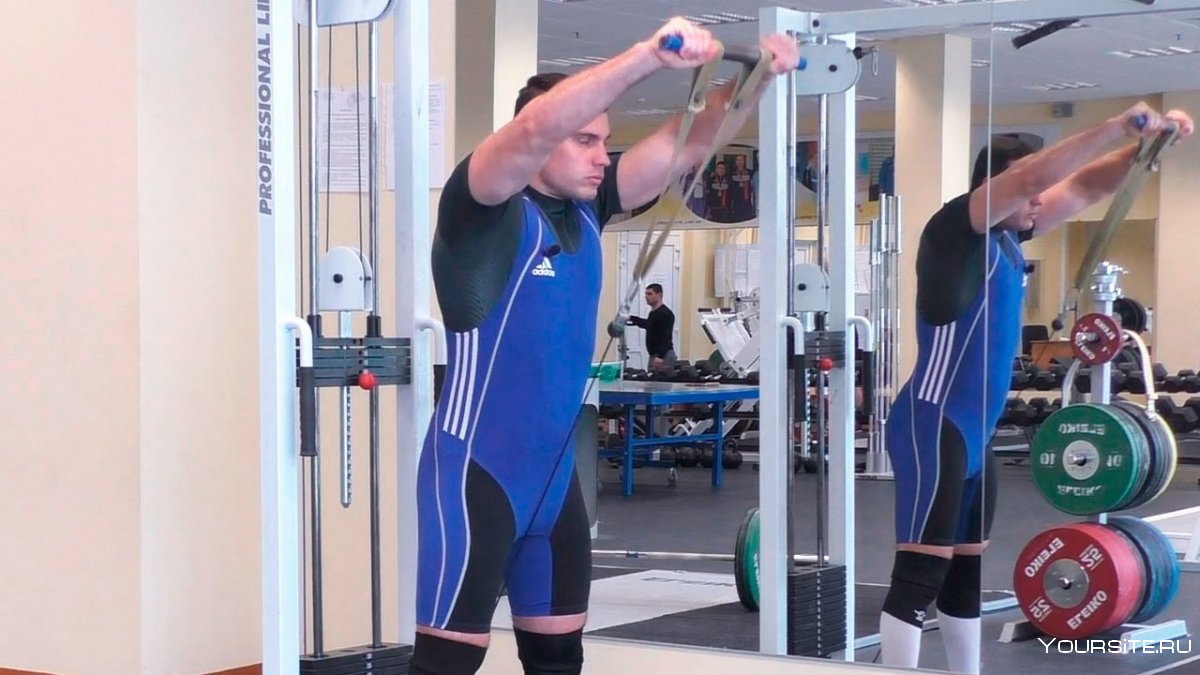 Пуловер с верхнего блока