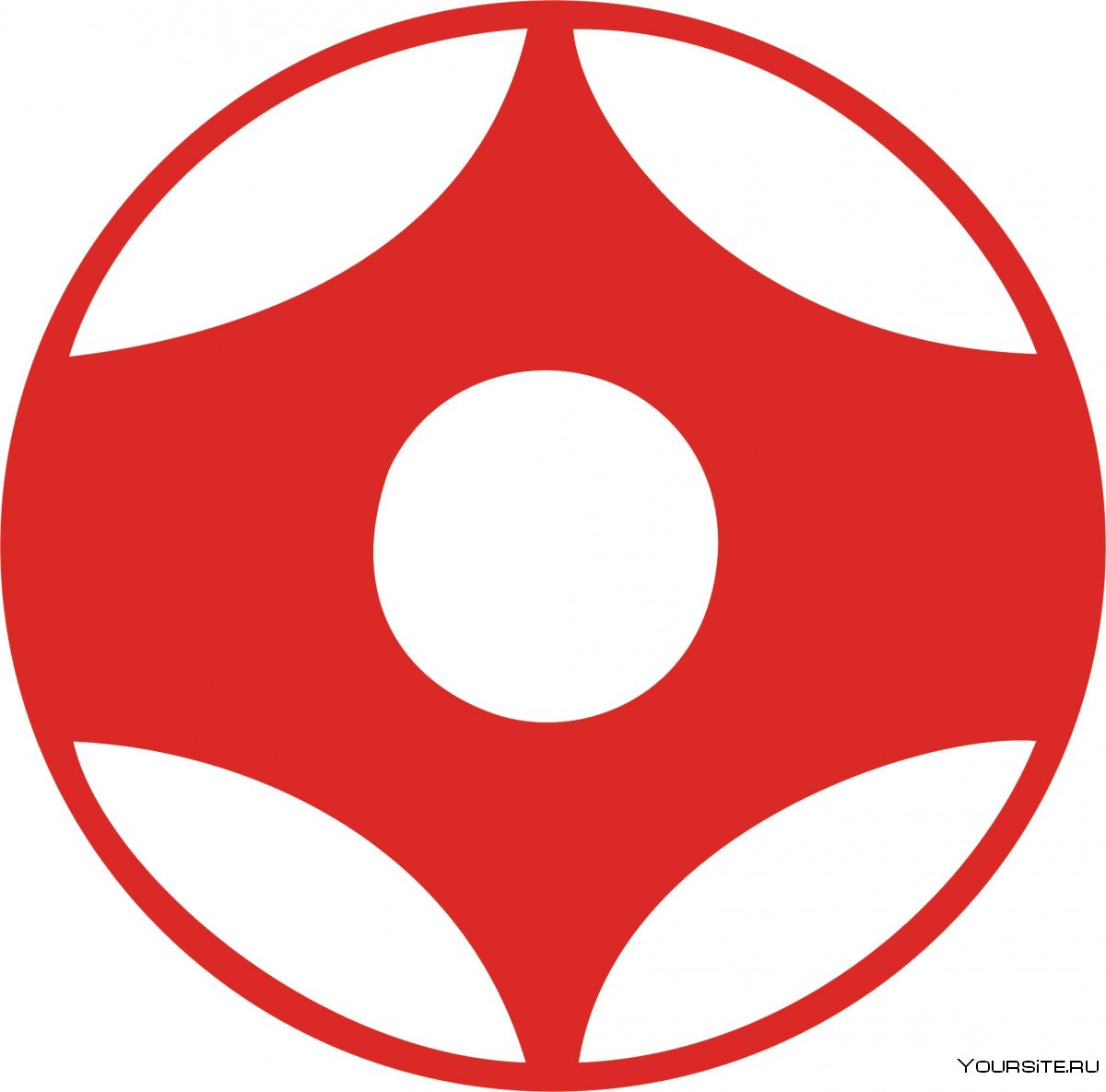 Эмблема киокушинкай каратэ Самурай