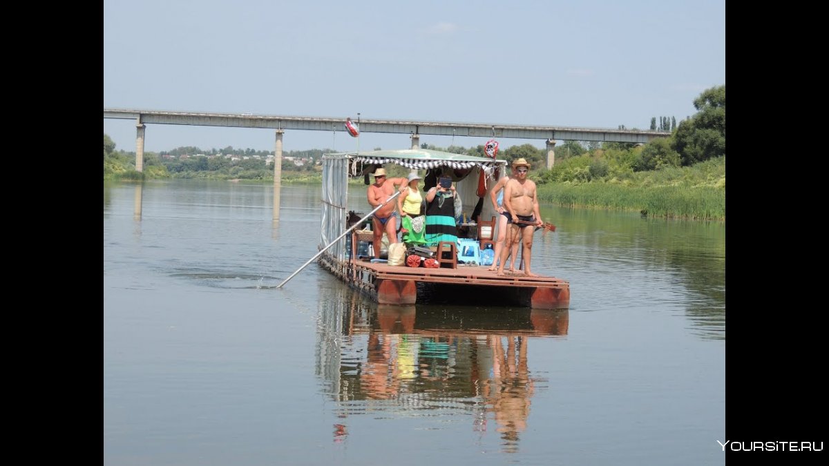 Сплав на плоту по рекам Беларуси