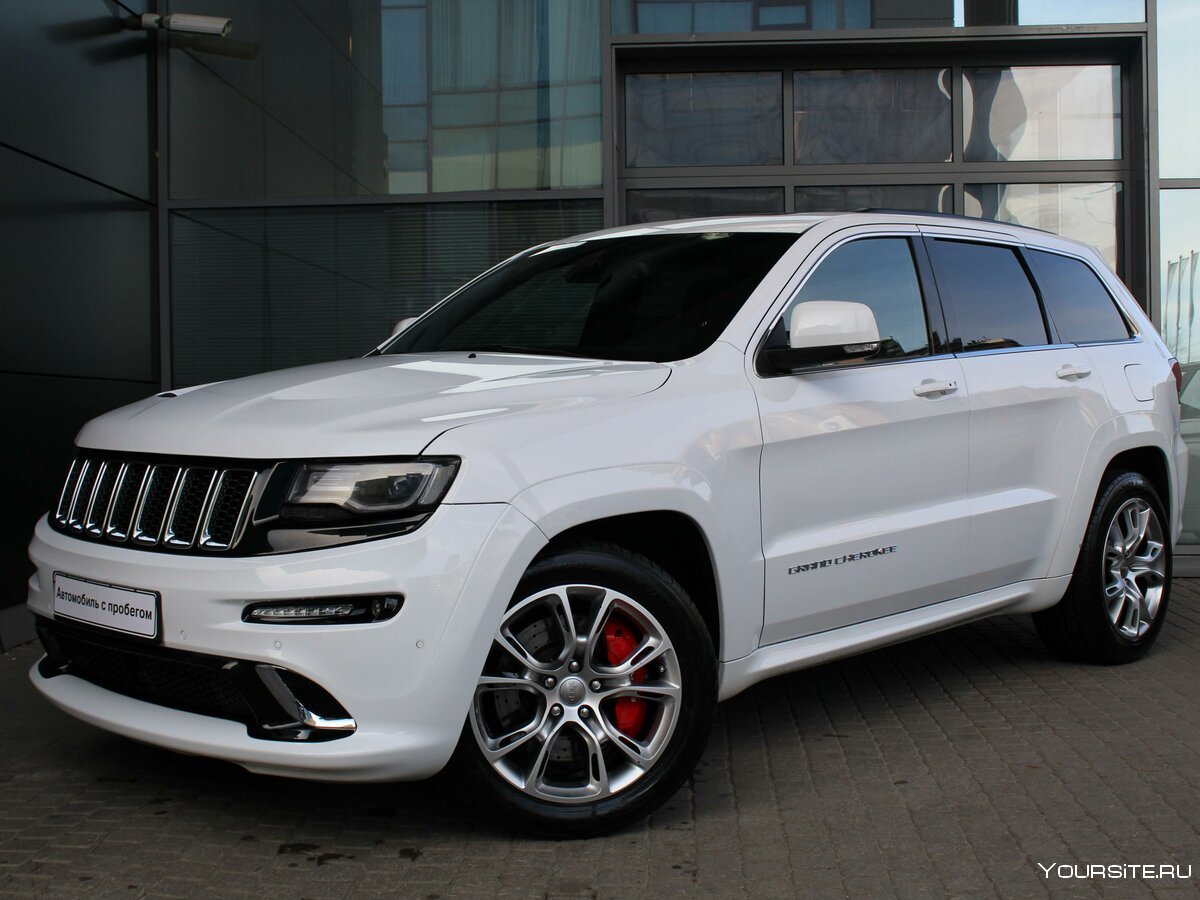 Jeep Grand Cherokee srt белый