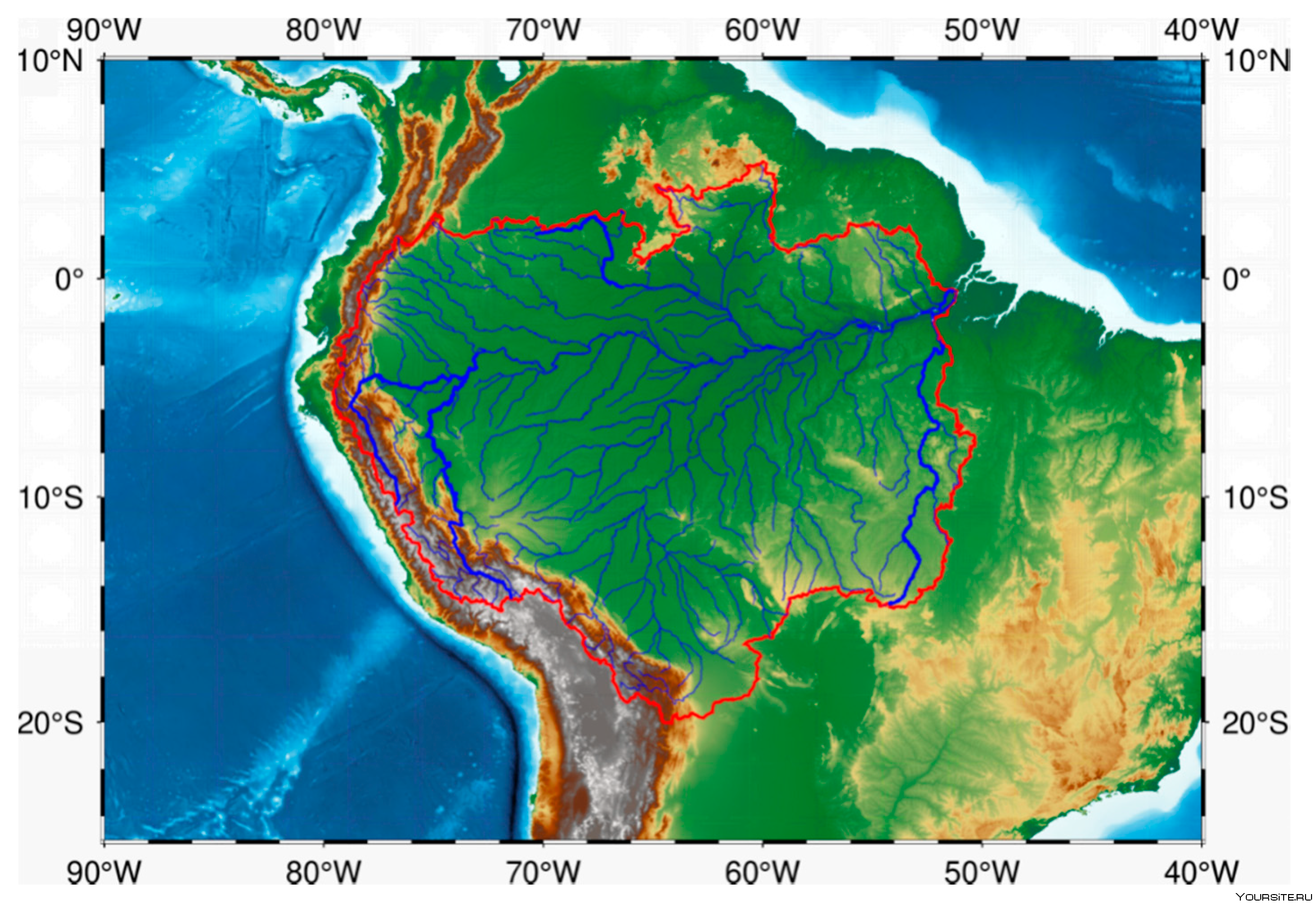 Бассейн реки Амазонка на карте. Бассейн амазонки на карте. Амазонка река Укаяли. Устье амазонки на карте.