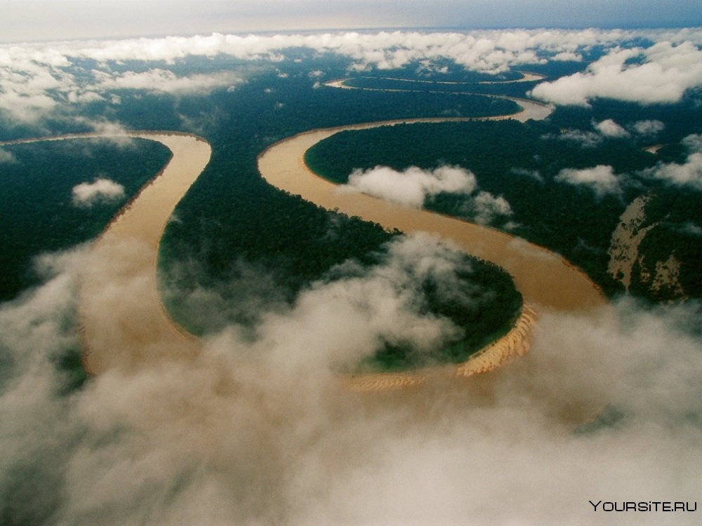 Река Амазонка — ; река Парана