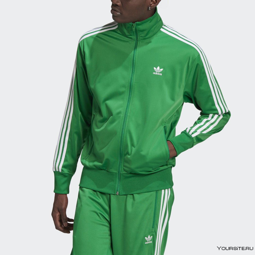 Олимпийка Firebird adidas мужская зеленая