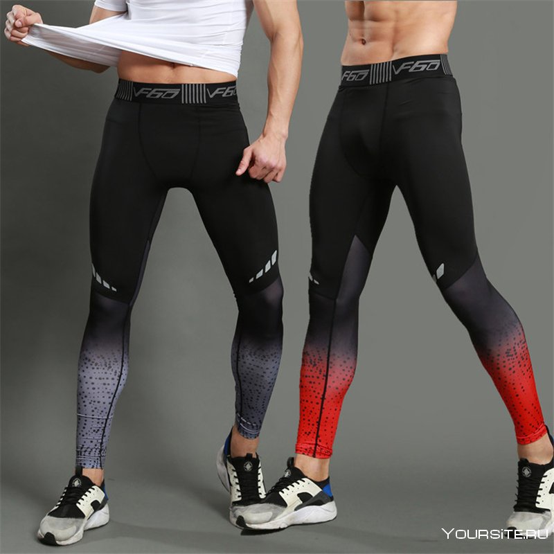 Компрессионные штаны мужские для спорта адидас