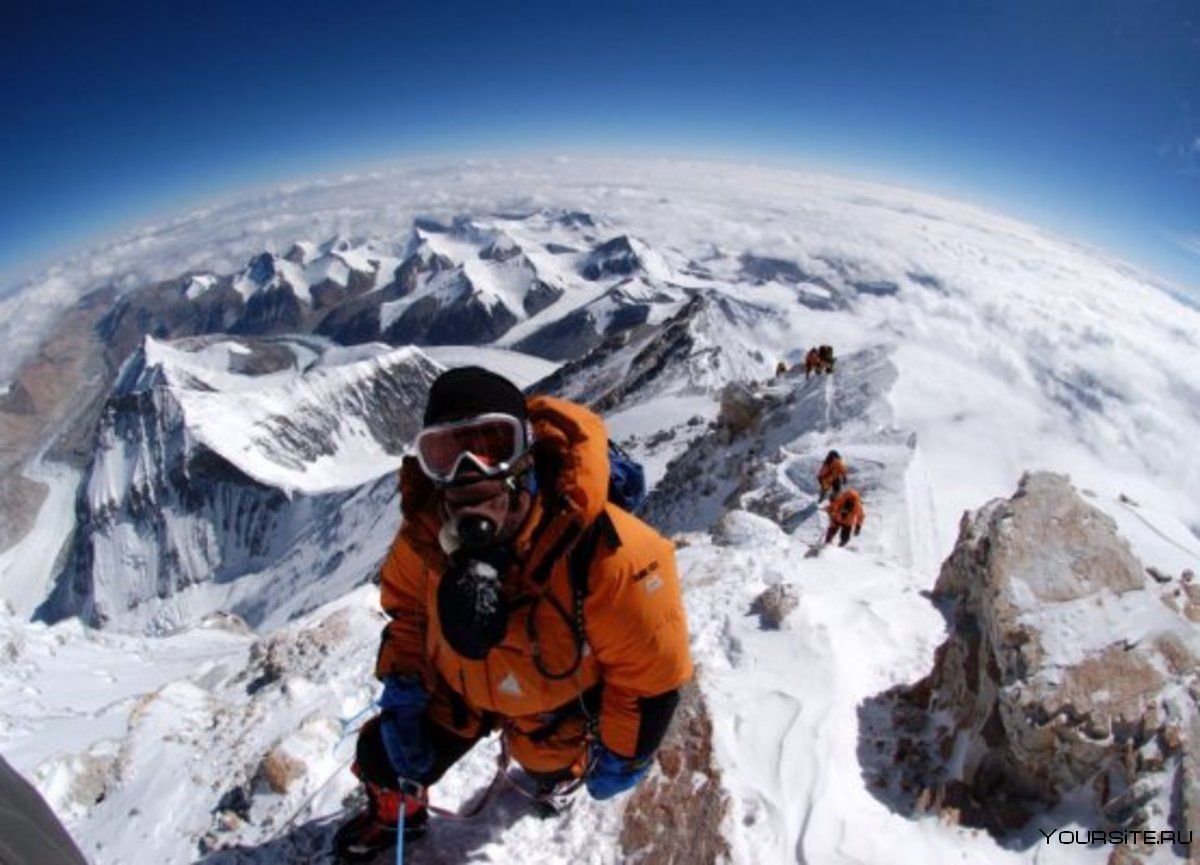Вид с Джомолунгма Эверест