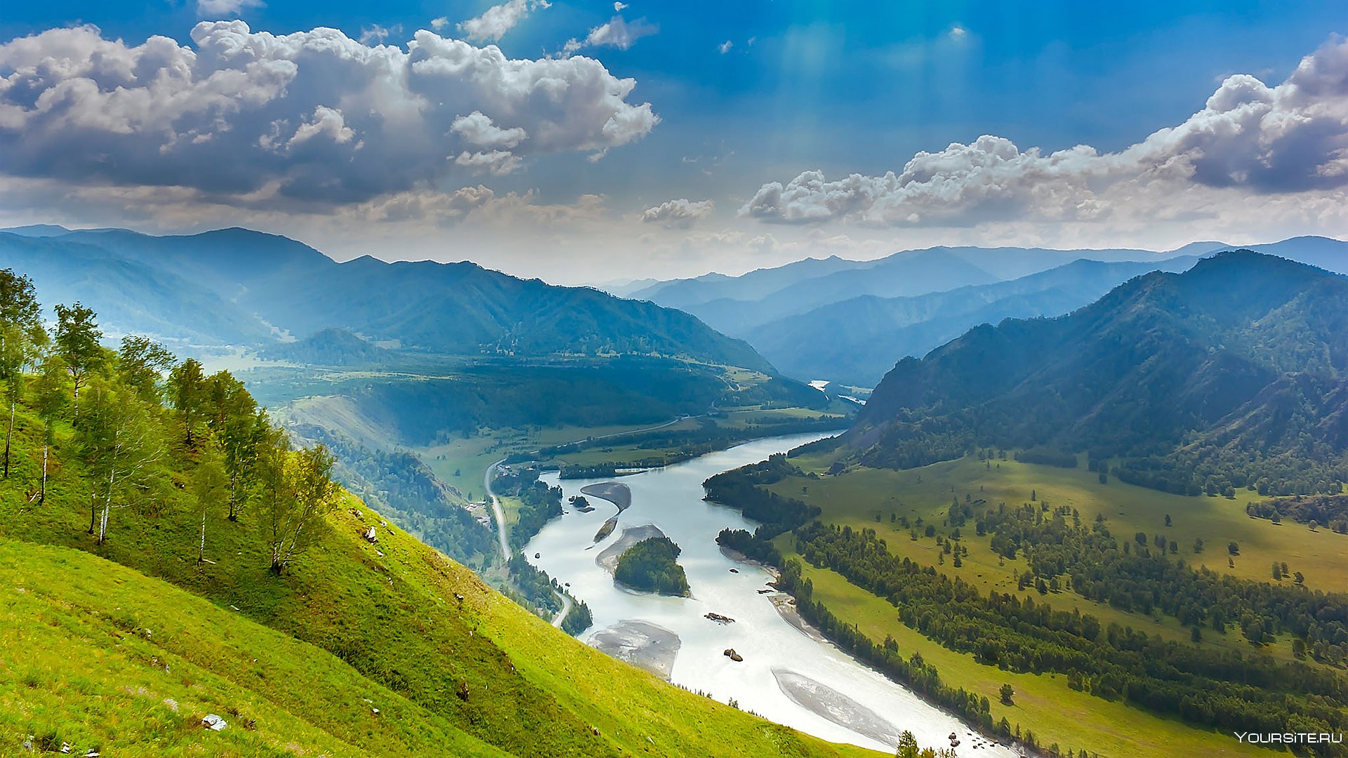 Долина реки Катунь