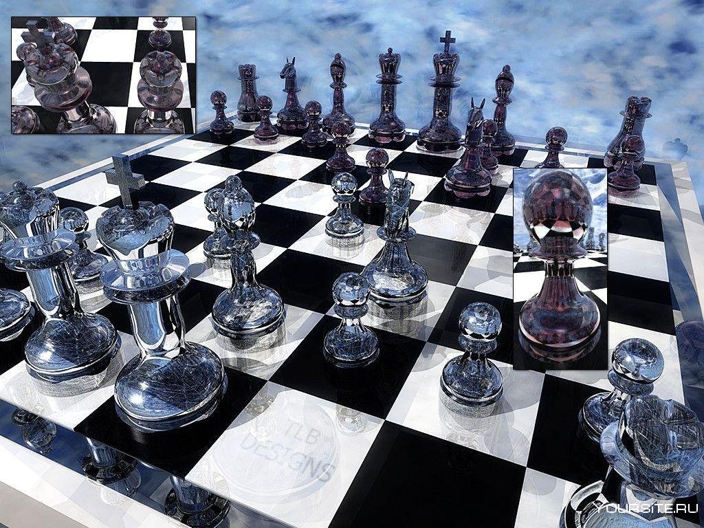 Шахматная доска в перспективе
