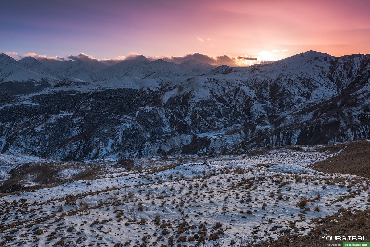 Красивые фото природы Дагестана зимой