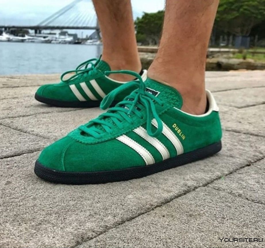 Adidas Dublin зелёные