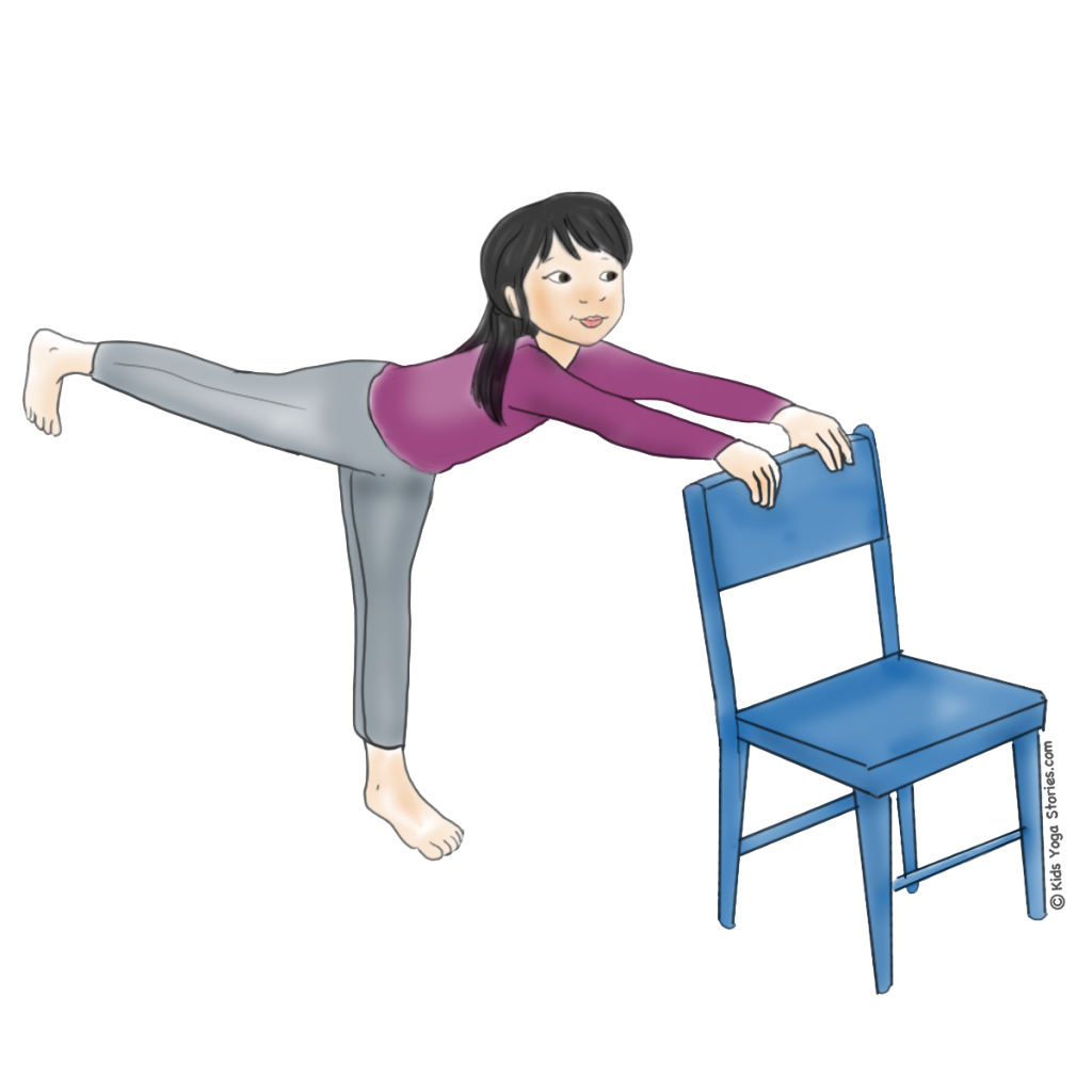 Упражнения на стуле для детей
