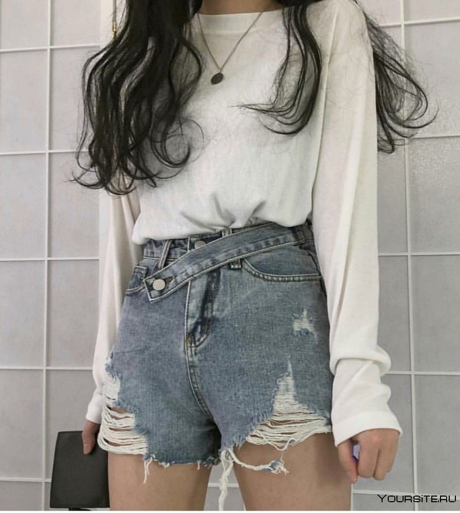 Корейская одежда для девушек шорты