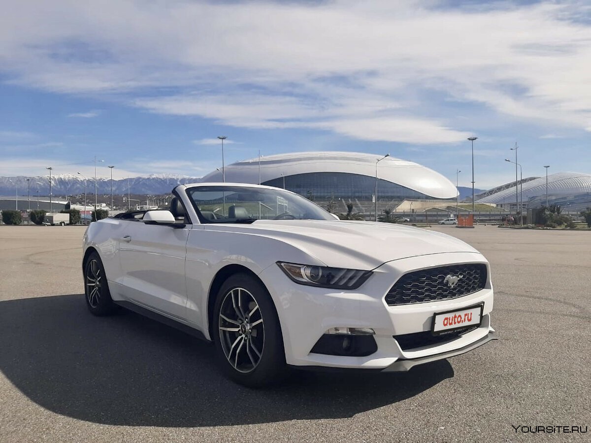 Ford Mustang кабриолет белый 2017