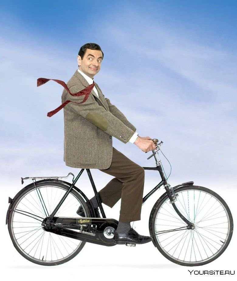 Человек на велосипеде