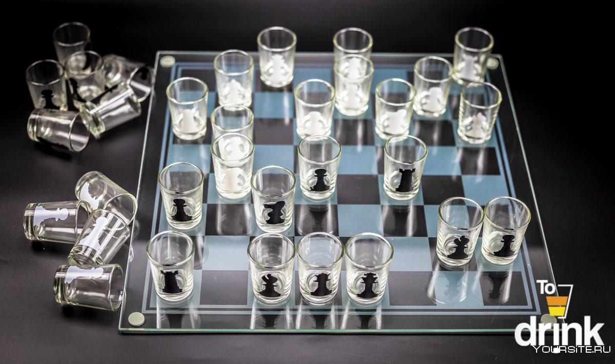 Набор шахматы со стопками gdc4001