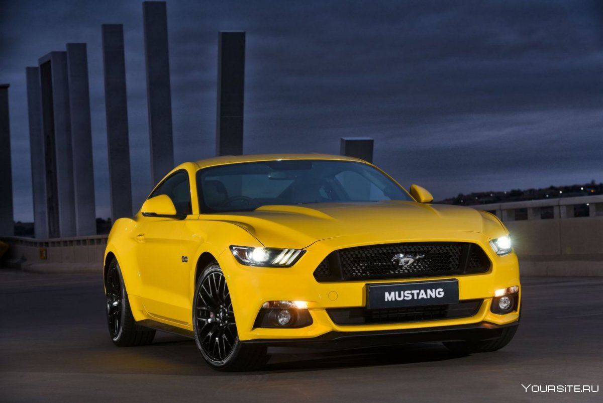 Ford Mustang gt350 Yellow