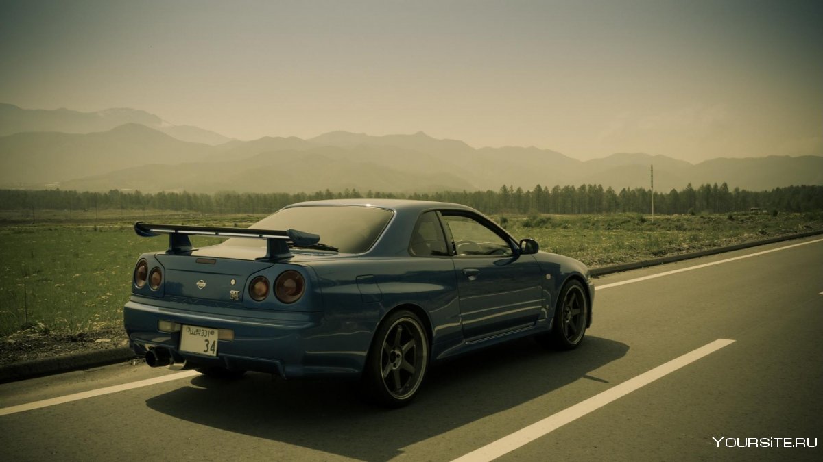 Nissan Skyline r34 дрифт