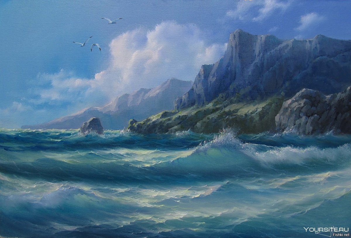 Наталья токарь художник картины море