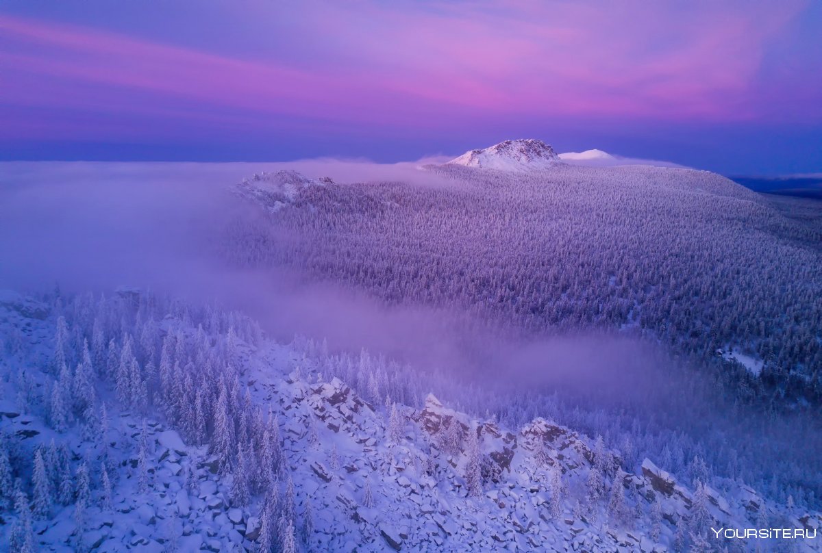Уральские горы зима