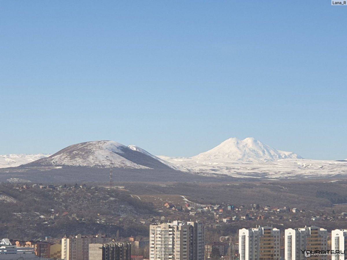Гора Машук зимой