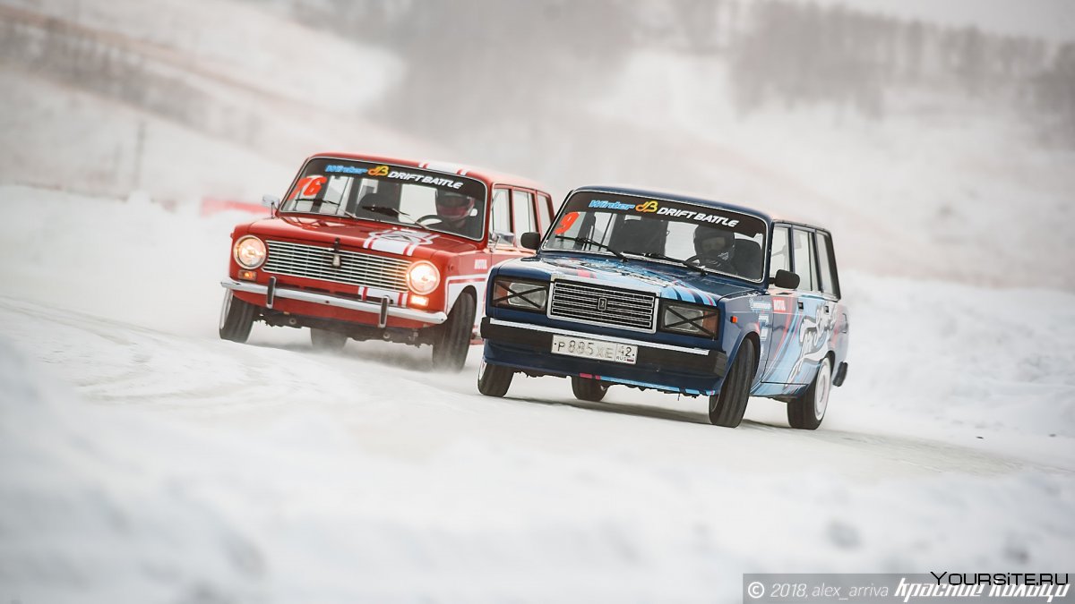 ВАЗ 2107 Winter Drift Battle