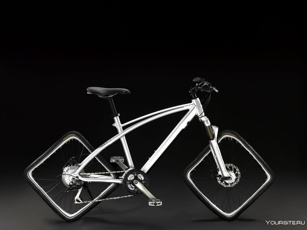 Велосипед с квадратными колесами