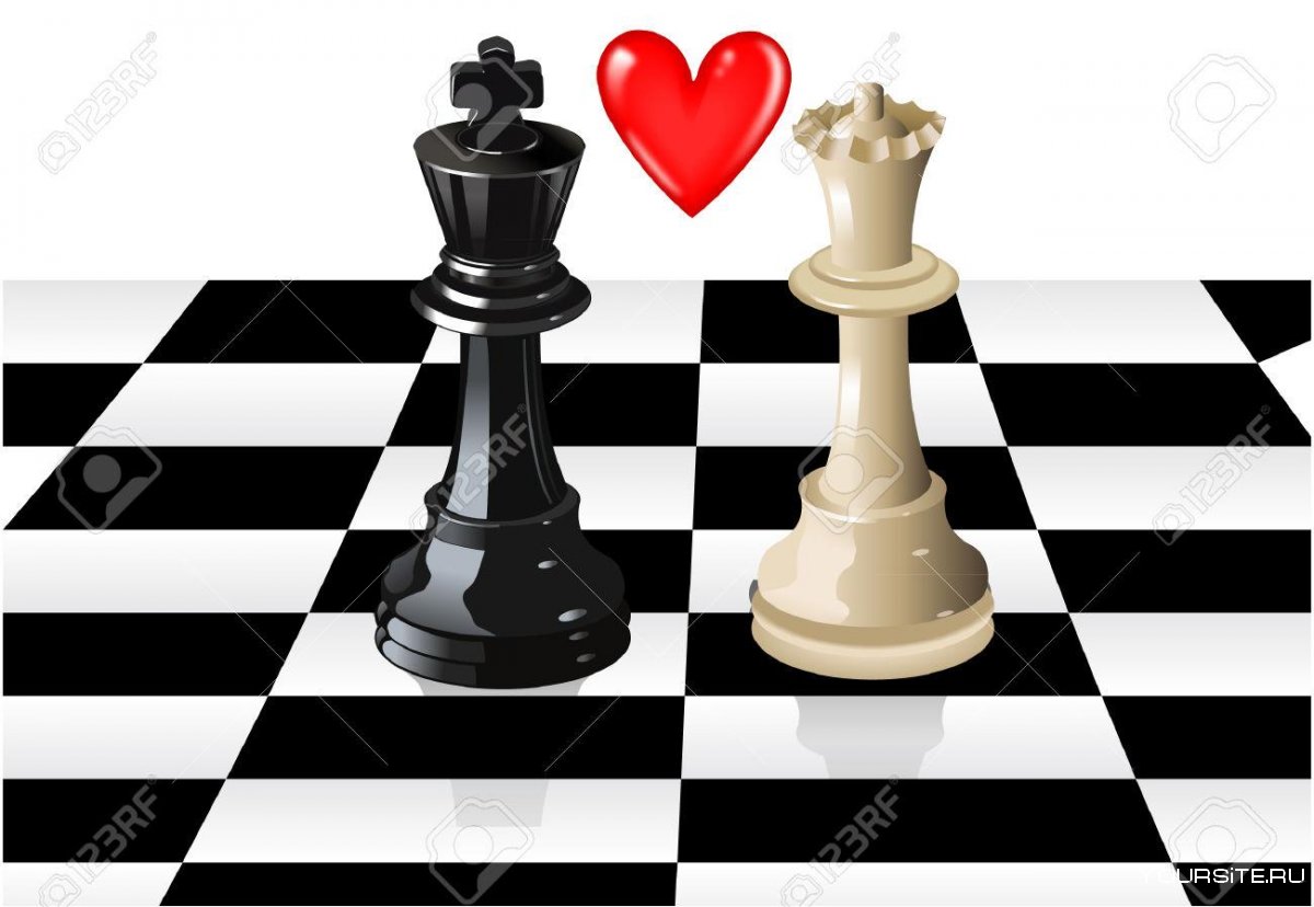 Король и дама в шахматах