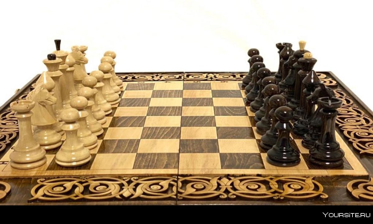 Сувенирные шахматы резьба