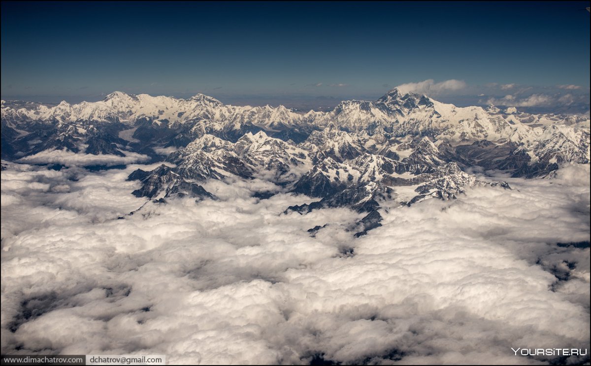 Эверест вид из самолета