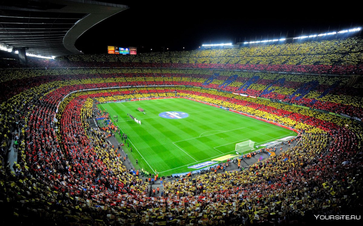 Барселона футбольный стадион Камп ноу