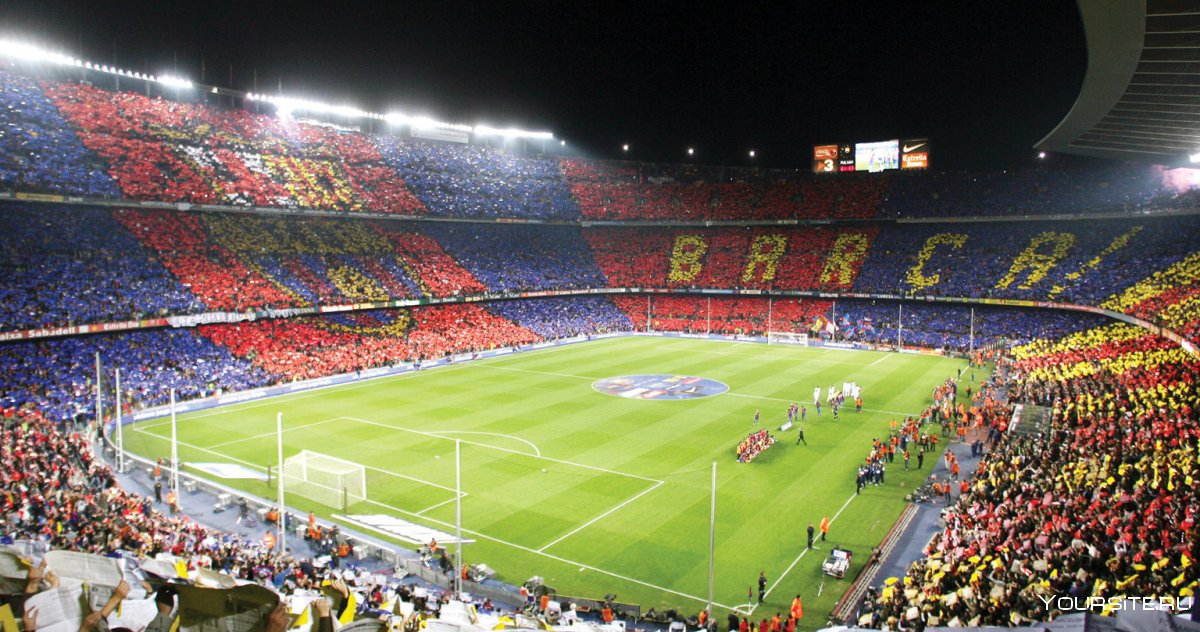 Логотип стадион Камп ноу Барселона
