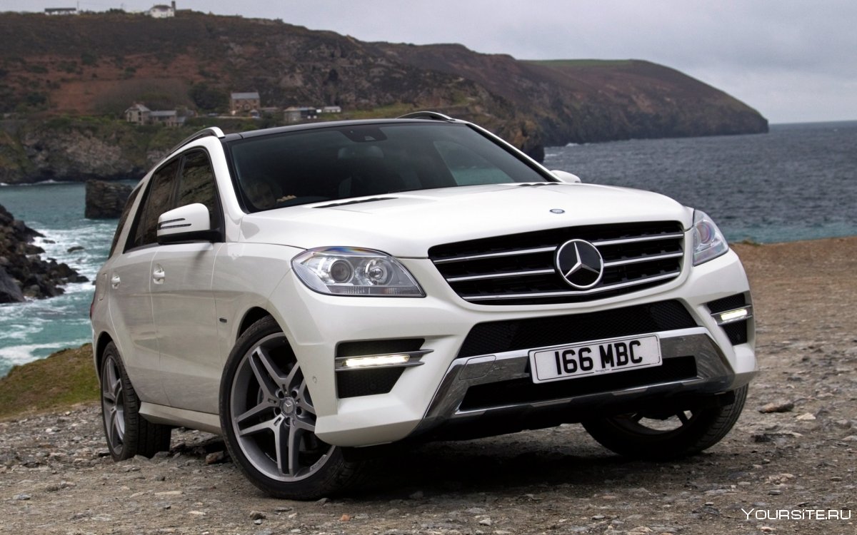 Мерседес ml 350 белый