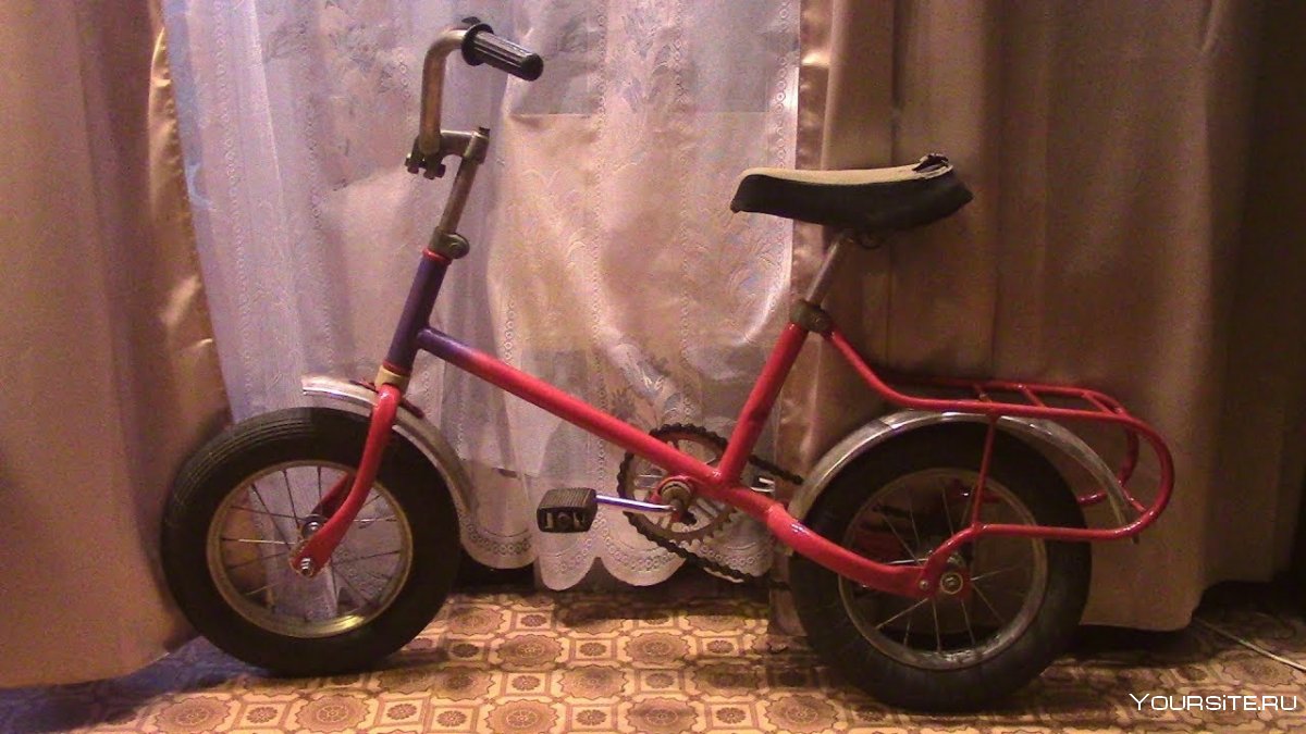 Детский велосипед мишка СССР