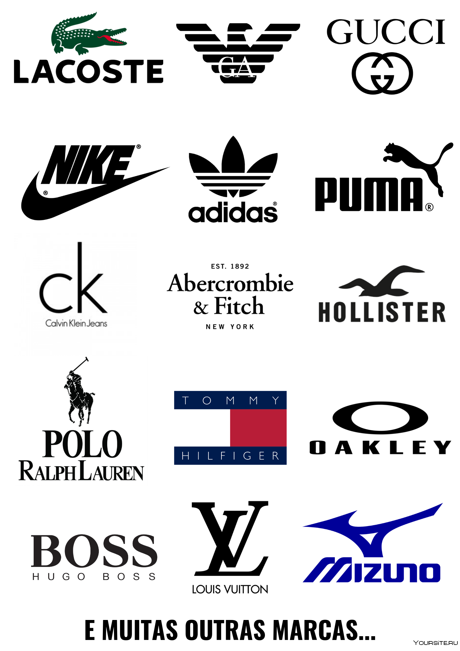 Фирма одежды и обуви. Спортивные марки одежды. Фирмы спортивной одежды. Бренды спортивной одежды. Бренды спортивной одежды логотипы.