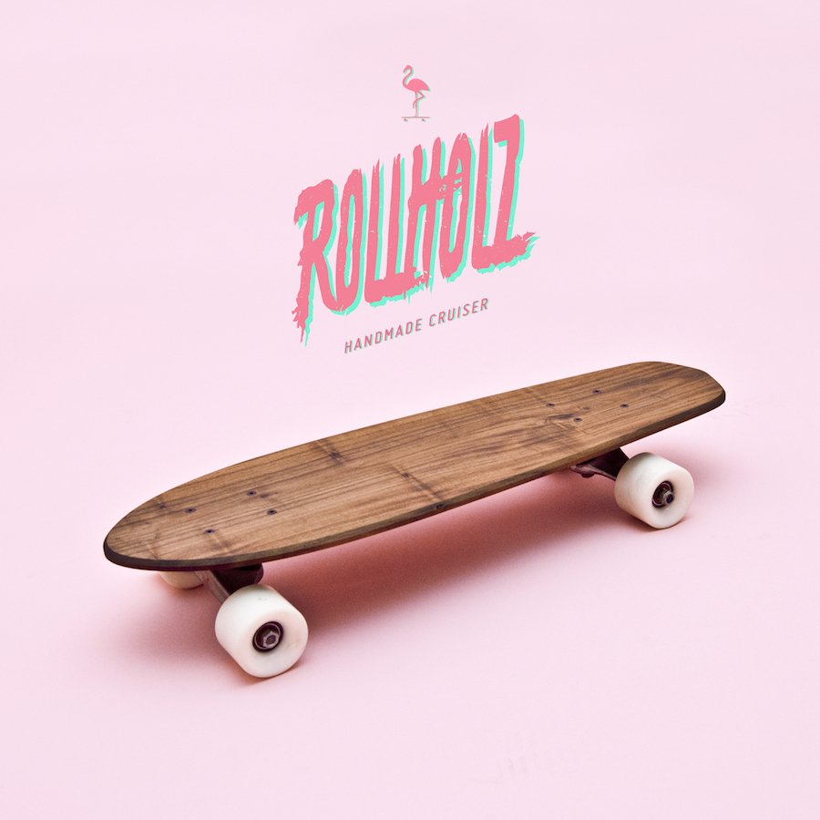 Скейт деревянный
