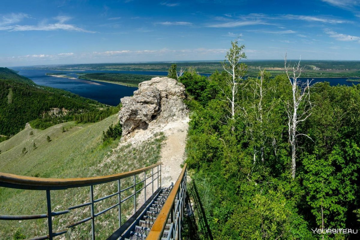 Волга река гора Стрельная