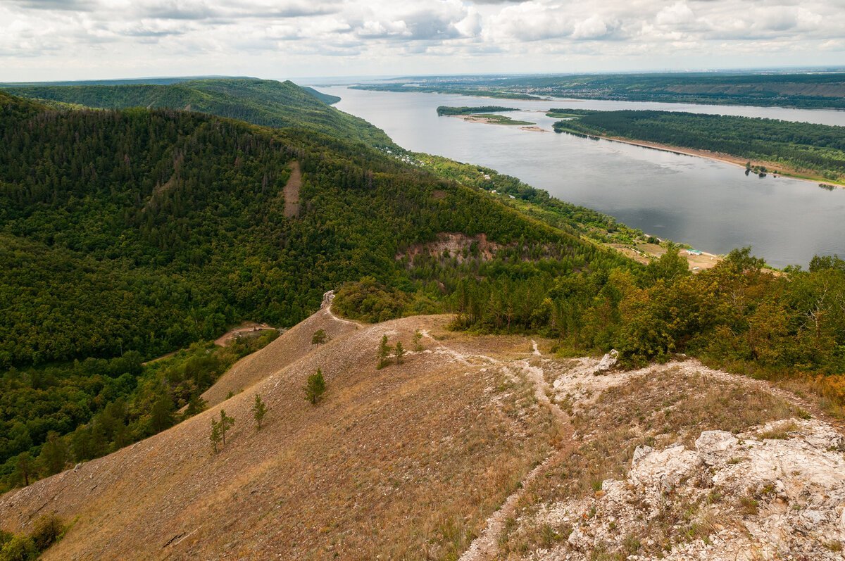 Гора Стрельная Самарская лука Жигулевские горы