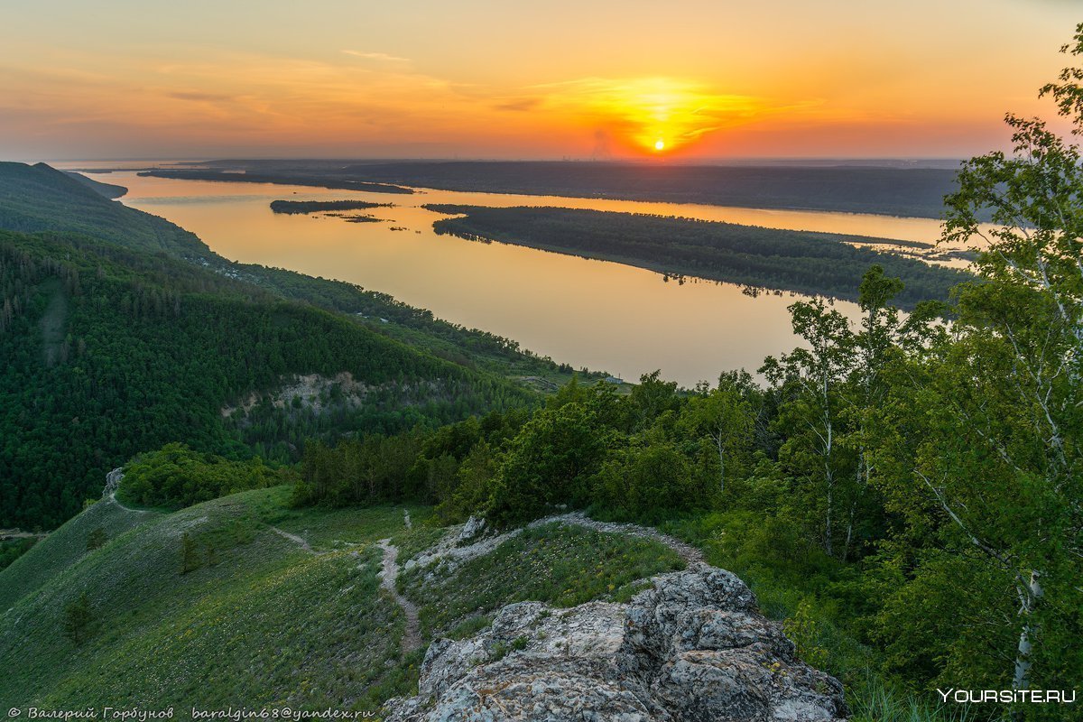 Гора белая Самарская лука