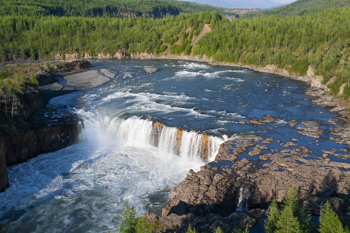 Тальниковый водопад Красноярский край
