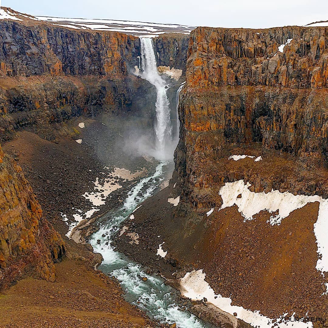 Большой Курейский водопад плато Путорана