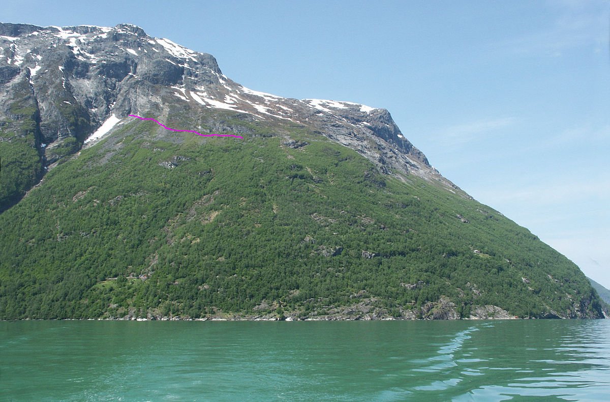 Акернесет гора в Норвегии фото
