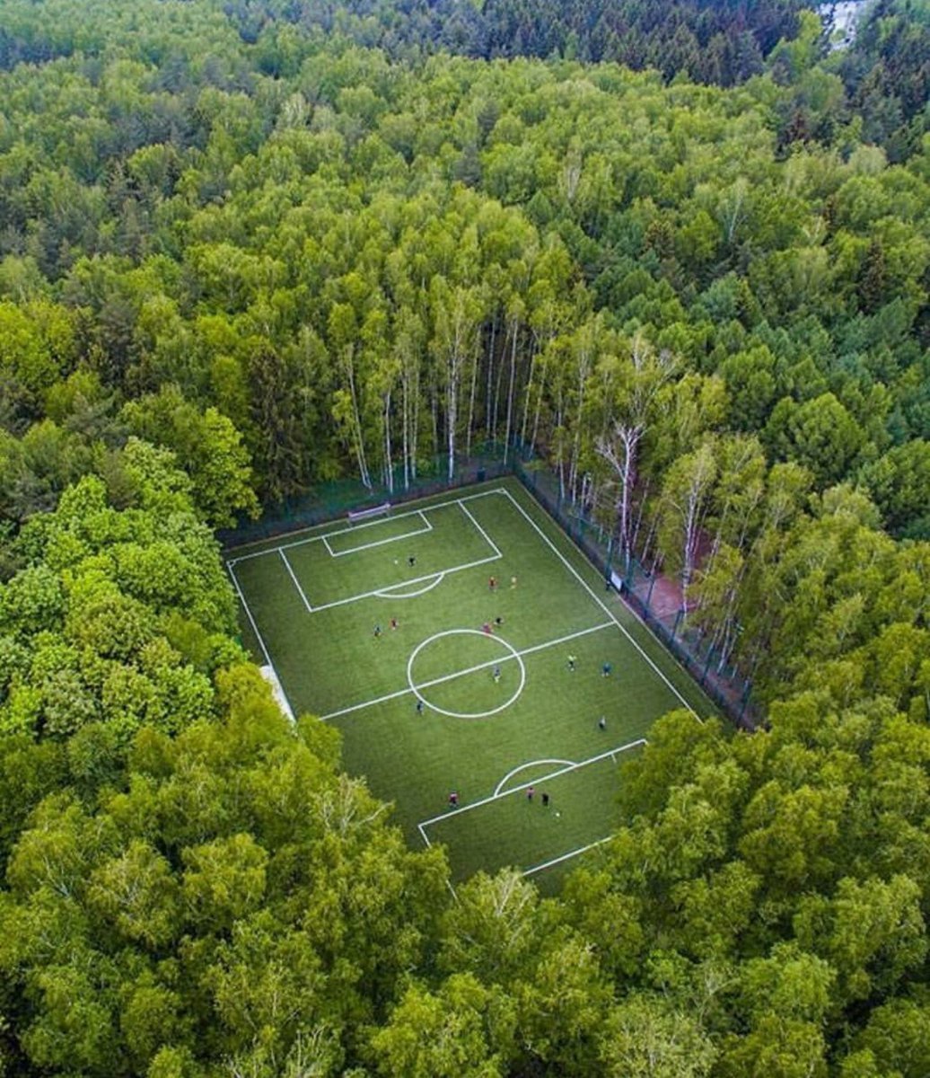 Футбольное поле в гектарах