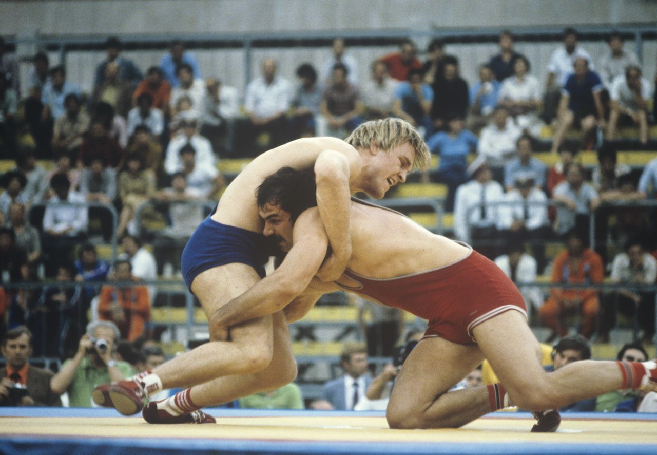 Советский борец чемпион. Вольная борьба на Олимпиаде 1980.