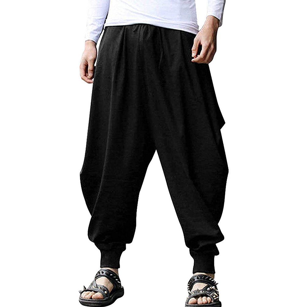 Baggy Loose Cotton Harem Pants мужские